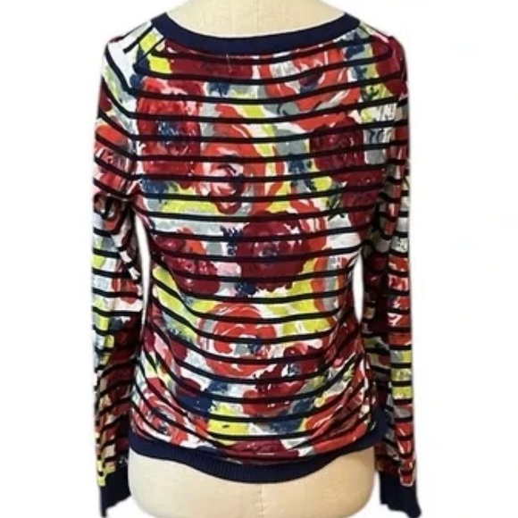 Like new! Anthropologie Sparrow Artist’s Study floral lightweight cardigan XS - Picture 8 of 13